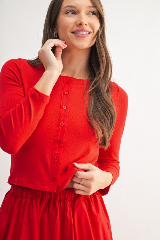 More Than Rubies midi skirt & cardigan set