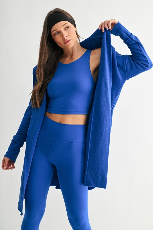 Renewed Strength 3-Piece Tank + Leggings + Cardigan Set