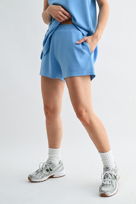 Never Faint 2-Piece Oversized Crewneck Top + Shorts Set