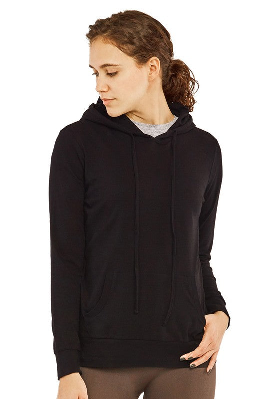 Daily Grind Essential Cotton Pullover Kangaroo Pocket Hoodie