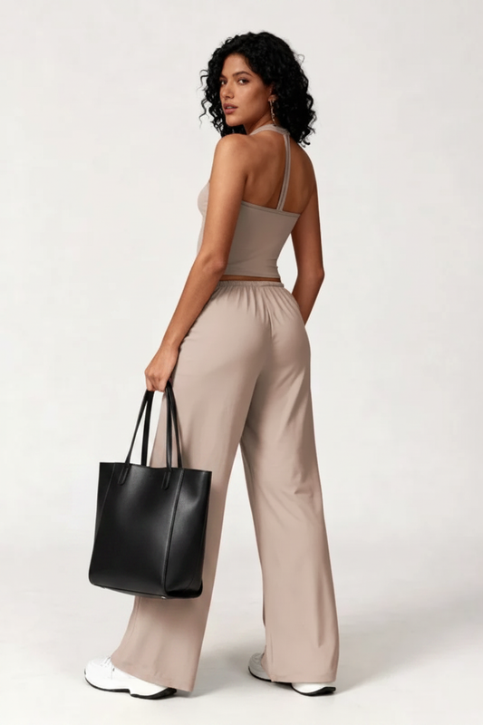 Taupe She Moves set - back
